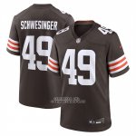 Camiseta NFL Game Cleveland Browns Carson Schwesinger Marron