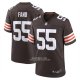 Camiseta NFL Game Cleveland Browns Spencer Fano 2026 Marron