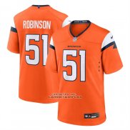 Camiseta NFL Game Denver Broncos Que Robinson Naranja