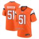 Camiseta NFL Game Denver Broncos Que Robinson Naranja