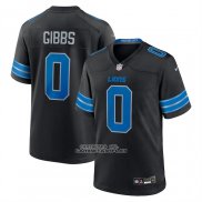 Camiseta NFL Game Detroit Lions Jahmyr Gibbs Segunda Alterno Negro