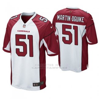 Camiseta NFL Game Hombre Arizona Cardinals Praise Martin Oguike Blanco