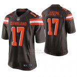 Camiseta NFL Game Hombre Cleveland Browns Greg Joseph Marron