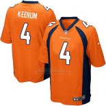 Camiseta NFL Game Hombre Denver Broncos 4 Case Keenum Naranja Home