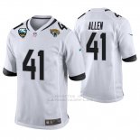 Camiseta NFL Game Hombre Jacksonville Jaguars Josh Allen 25th Aniversario Typename Blanco