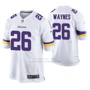 Camiseta NFL Game Hombre Minnesota Vikings Trae Waynes Blanco