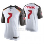 Camiseta NFL Game Hombre Tampa Bay Buccaneers Chandler Catanzaro Blanco