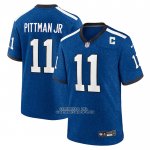 Camiseta NFL Game Indianapolis Colts Michael Pittman Jr. Indiana Nights Alterno Azul