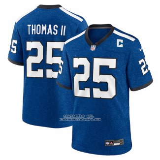 Camiseta NFL Game Indianapolis Colts Rodney Thomas II Indiana Nights Alterno Azul