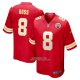 Camiseta NFL Game Kansas City Chiefs Justyn Ross Primera Rojo