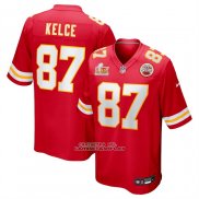 Camiseta NFL Game Kansas City Chiefs Travis Kelce Super Bowl LIX Rojo