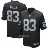 Camiseta NFL Game Las Vegas Raiders 83 Darren Waller Negro
