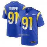 Camiseta NFL Game Los Angeles Rams Kobie Turner Primera Azul