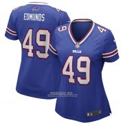 Camiseta NFL Game Mujer Buffalo Bills Tremaine Edmunds Azul