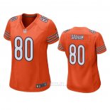 Camiseta NFL Game Mujer Chicago Bears Jimmy Graham Alterno Naranja