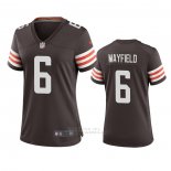 Camiseta NFL Game Mujer Cleveland Browns Baker Mayfield 2020 Marron