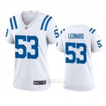 Camiseta NFL Game Mujer Indianapolis Colts Darius Leonard 2020 Blanco