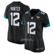 Camiseta NFL Game Mujer Jacksonville Jaguars Travis Hunter Alterno Negro
