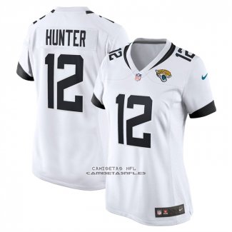 Camiseta NFL Game Mujer Jacksonville Jaguars Travis Hunter Blanco
