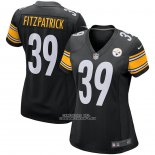 Camiseta NFL Game Mujer Pittsburgh Steelers Minkah Fitzpatrick Negro