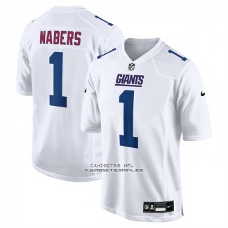 Camiseta NFL Game New York Giants Malik Nabers Tundra White