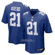 Camiseta NFL Game New York Giants Paulson Adebo Azul