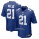 Camiseta NFL Game New York Giants Paulson Adebo Azul