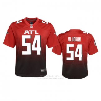Camiseta NFL Game Nino Atlanta Falcons Foyesade Oluokun 2nd Alterno 2020 Rojo