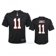 Camiseta NFL Game Nino Atlanta Falcons Julio Jones Throwback 2020 Negro