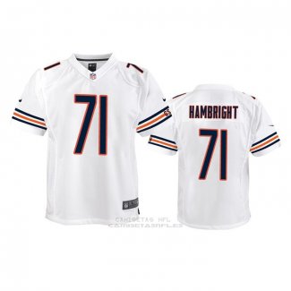 Camiseta NFL Game Nino Chicago Bears Arlington Hambright Blanco