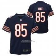 Camiseta NFL Game Nino Chicago Bears Cole Kmet Azul