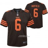 Camiseta NFL Game Nino Cleveland Browns Baker Mayfield Marron2