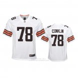 Camiseta NFL Game Nino Cleveland Browns Jack Conklin 2020 Blanco