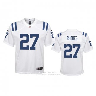 Camiseta NFL Game Nino Indianapolis Colts Xavier Rhodes 2020 Blanco