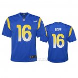 Camiseta NFL Game Nino Los Angeles Rams Jared Goff 2020 Azul