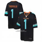 Camiseta NFL Game Nino Miami Dolphins Tua Tagovailoa 2025 Rivalries Collection Negro