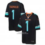 Camiseta NFL Game Nino Miami Dolphins Tua Tagovailoa 2025 Rivalries Collection Negro