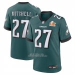 Camiseta NFL Game Philadelphia Eagles Quinyon Mitchell Super Bowl LIX Verde
