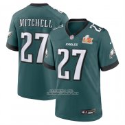 Camiseta NFL Game Philadelphia Eagles Quinyon Mitchell Super Bowl LIX Verde