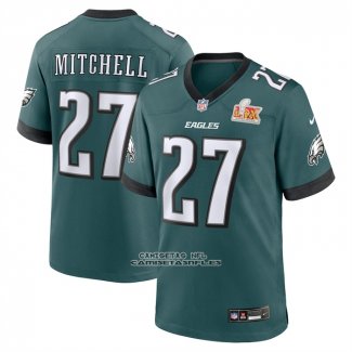 Camiseta NFL Game Philadelphia Eagles Quinyon Mitchell Super Bowl LIX Verde