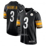 Camiseta NFL Game Pittsburgh Steelers Dwayne Haskins Negro