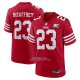 Camiseta NFL Game San Francisco 49ers Christian McCaffrey 80 Aniversario Rojo