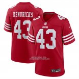Camiseta NFL Game San Francisco 49ers Eric Kendricks Rojo Camiseta NFL Game San Francisco 49ers Eric Kendricks Rojo