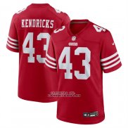 Camiseta NFL Game San Francisco 49ers Eric Kendricks Rojo