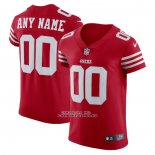 Camiseta NFL Game San Francisco 49ers Personalizada Vapor Elite Rojo