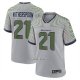 Camiseta NFL Game Seattle Seahawks Devon Witherspoon 2025 Rivalries Collection Gris