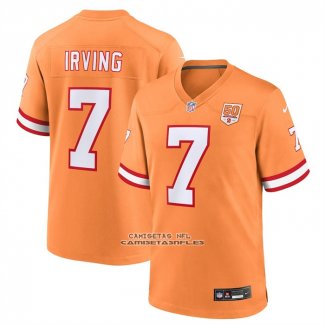 Camiseta NFL Game Tampa Bay Buccaneers Bucky Irving 50th Season Naranja