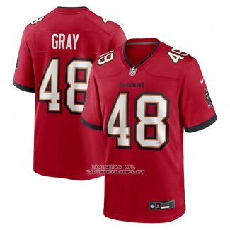 Camiseta NFL Game Tampa Bay Buccaneers JT Gray Rojo