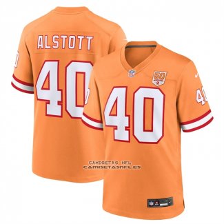 Camiseta NFL Game Tampa Bay Buccaneers Mike Alstott 50th Season Naranja