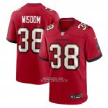 Camiseta NFL Game Tampa Bay Buccaneers Rashad Wisdom Rojo Camiseta NFL Game Tampa Bay Buccaneers Rashad Wisdom Rojo